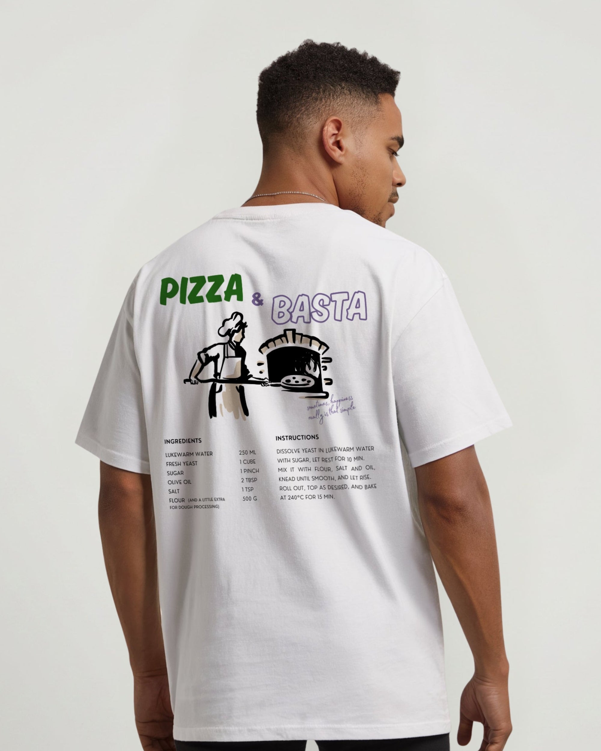 Pizza & Basta Grün/Lila