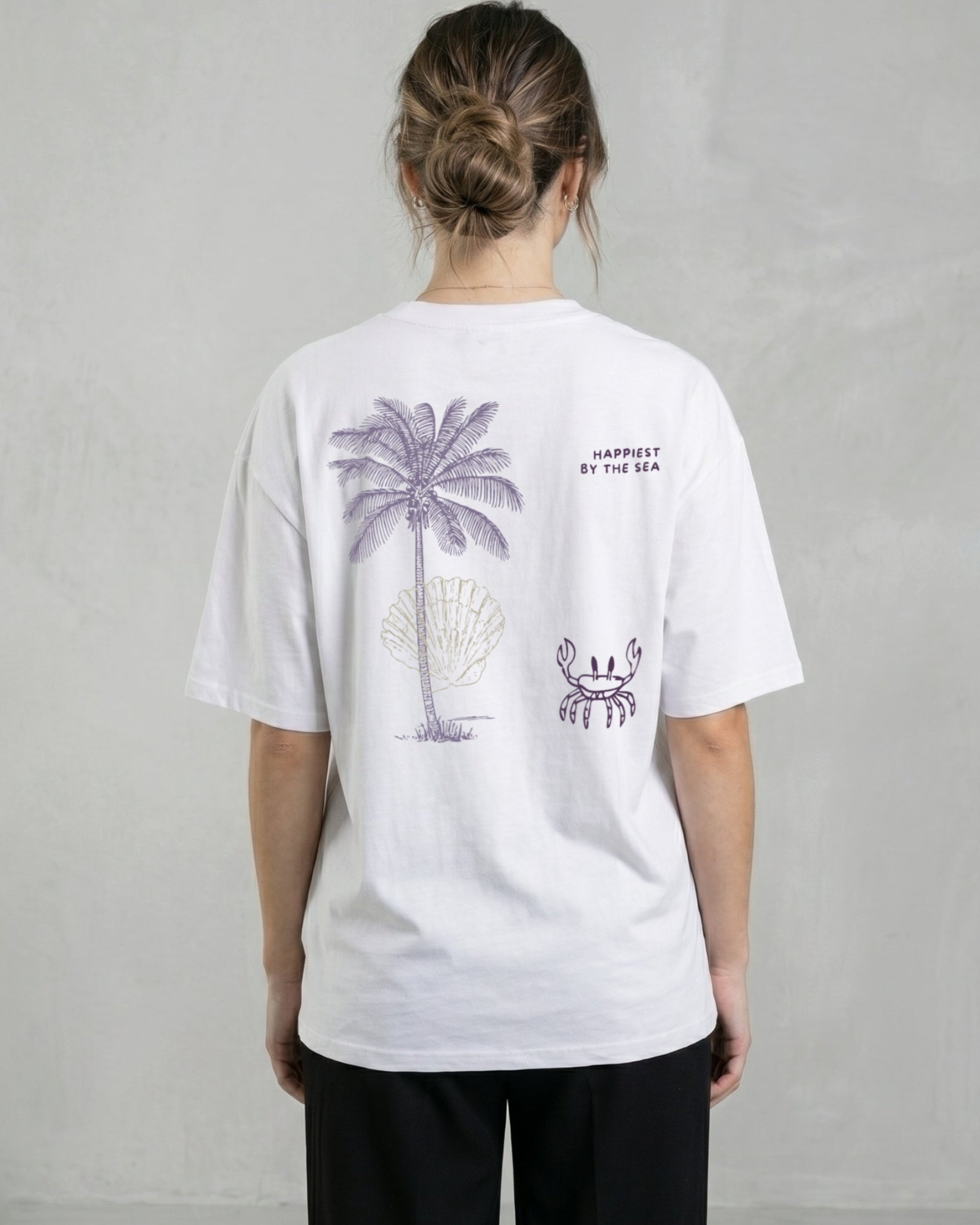 Happiest by the sea - purple edition