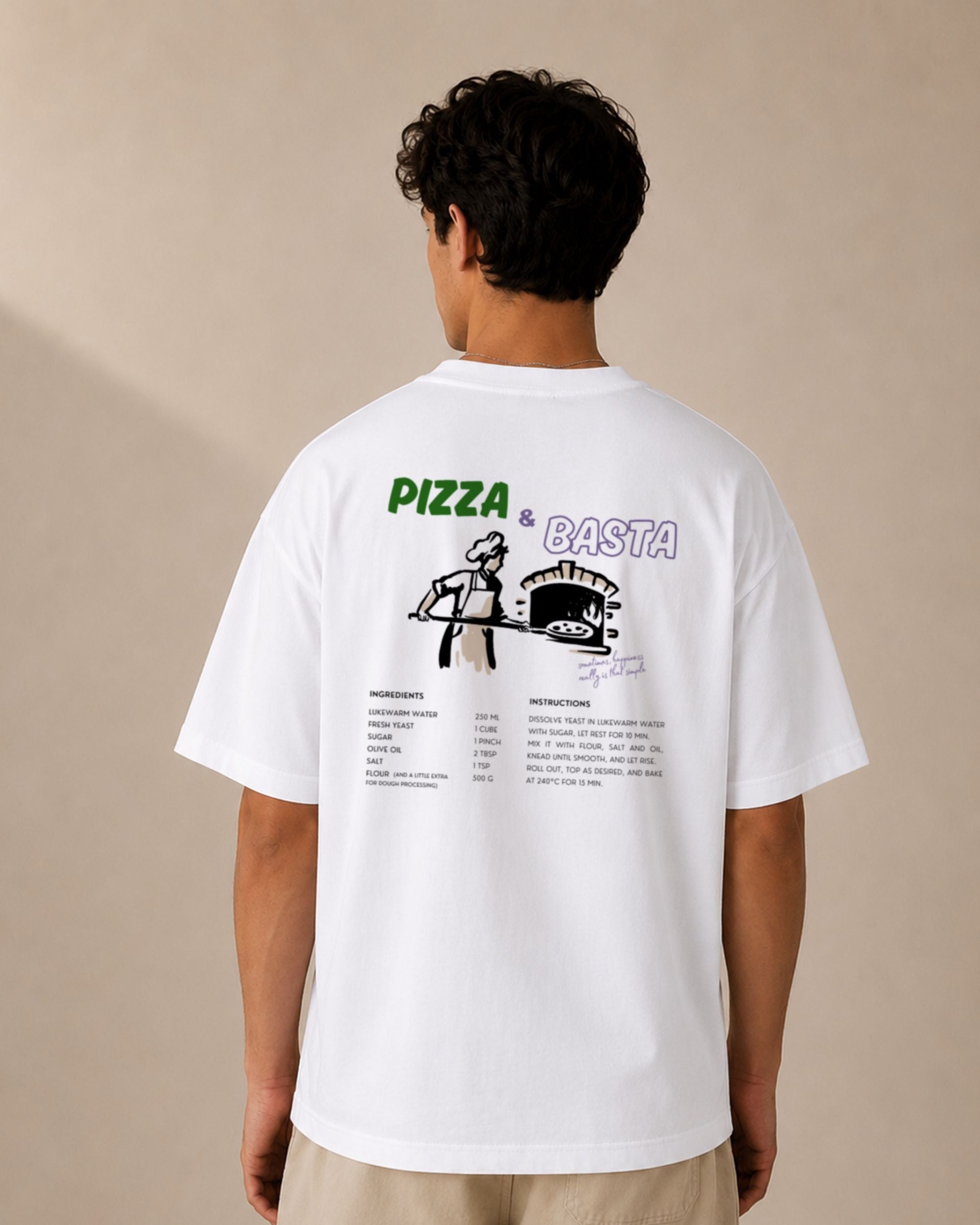 Pizza & Basta grün/lila